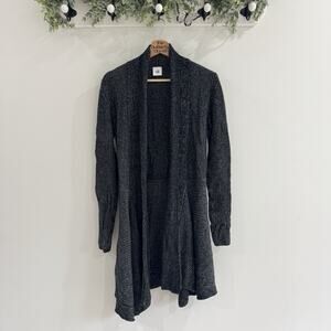 Cabi Cloak Cardigan Black Grey Small Style 3530 Career Teacher Corporate M9031